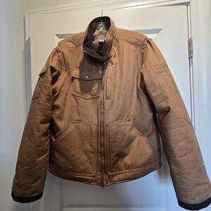 Filson Brown Quilted Work Jacket - Men's